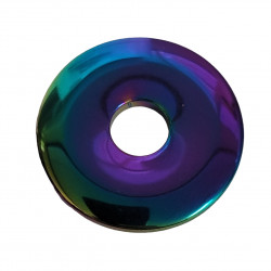 donuts Hematite arc en ciel 4 cm