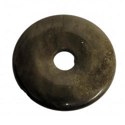 gold obsidian donut 4 cm