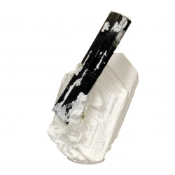 green cap tourmaline on Muscovite