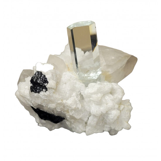 Aquamarine - Orthose - Quartz