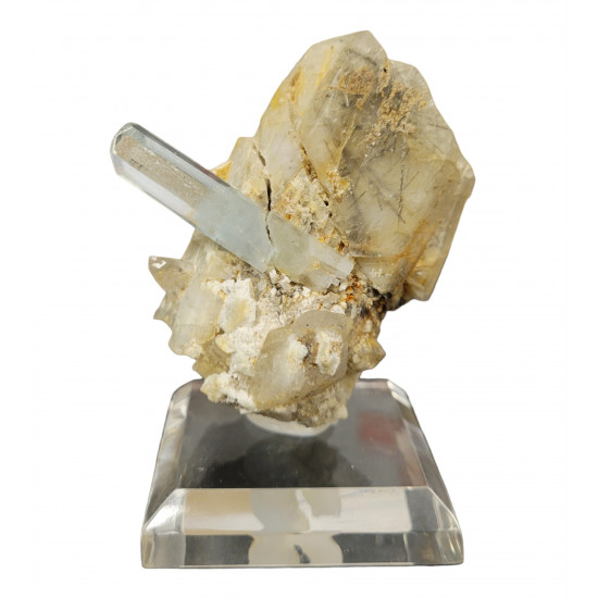 Aquamarine - Orthose - Quartz