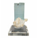 Aquamarine double terminated - feldspath