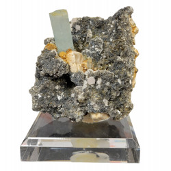Aquamarine - Fluorite - Muscovite
