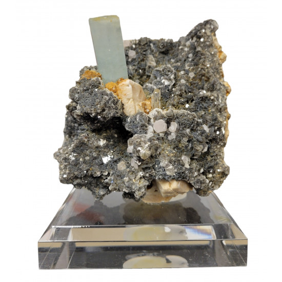 Aquamarine - Fluorite - Muscovite