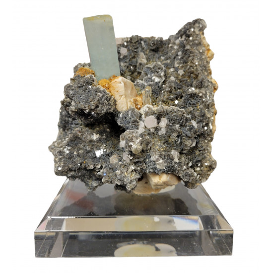 Aquamarine - Fluorite - Muscovite