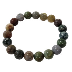 Heliotrope Jasper Bracelet 10mm