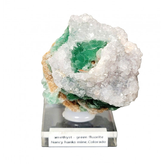 fluorite and amethyst