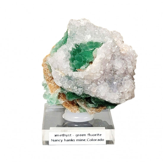 fluorite and amethyst