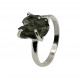Ring moldavite Sterling Silver