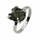 Ring moldavite Sterling Silver