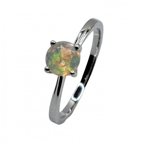 Ring Ethiopian Opal Sterling Silver