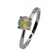 Ring Ethiopian Opal Sterling Silver