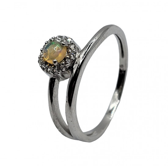 Ring Ethiopian Opal Sterling Silver