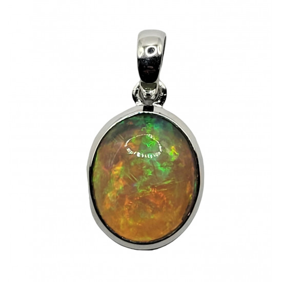 Sterling Silver Ethiopian Opal pendant