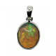 Sterling Silver Ethiopian Opal pendant