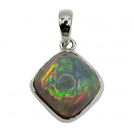 Sterling Silver Ethiopian Opal pendant
