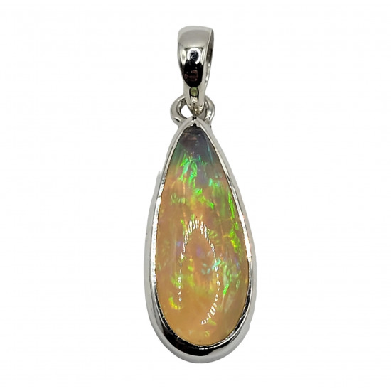 Sterling Silver Ethiopian Opal pendant