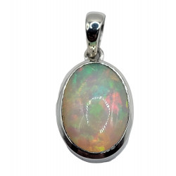 Sterling Silver Ethiopian Opal pendant