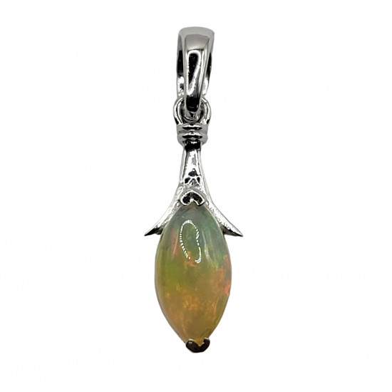 Sterling Silver Ethiopian Opal pendant