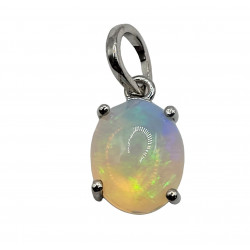 Sterling Silver Ethiopian Opal pendant
