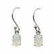 Sterling Silver Ethiopian Opal Earrings