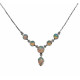 Sterling Silver Ethiopian Opal Necklace