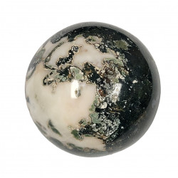 moss agate sphere