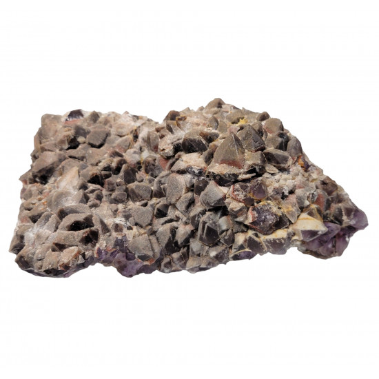 amethyst and green fluorite 