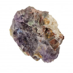 amethyste et fluorine verte