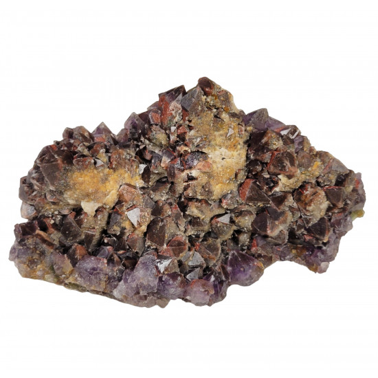 amethyst and green fluorite 