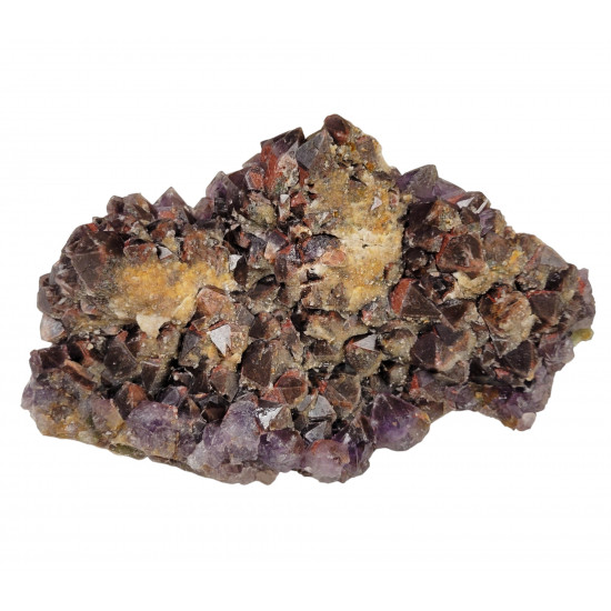 amethyst and green fluorite 