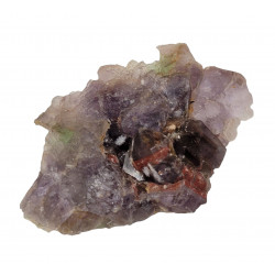 amethyste et fluorine verte
