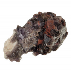 amethyste et fluorine verte