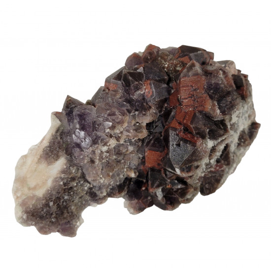 amethyst and green fluorite 