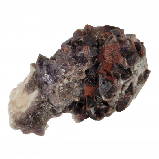 amethyst and green fluorite 