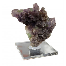 amethyste et fluorine verte
