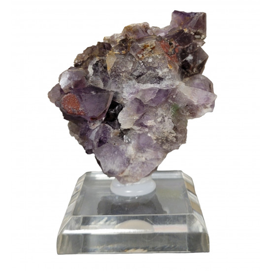 amethyst and green fluorite 