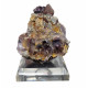 amethyst and green fluorite 