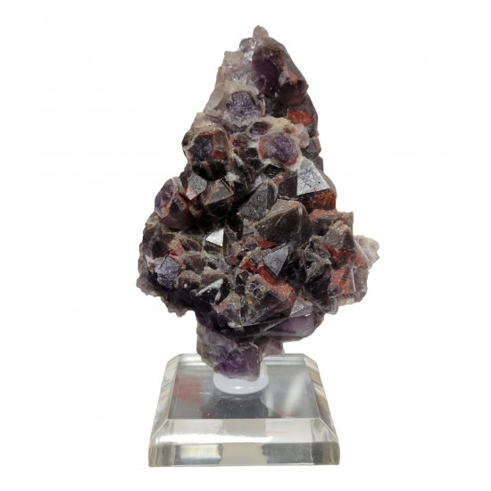 amethyst and green fluorite 