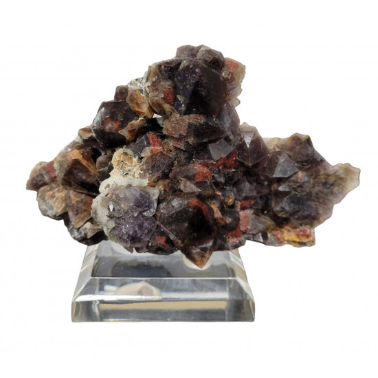 amethyst and green fluorite 