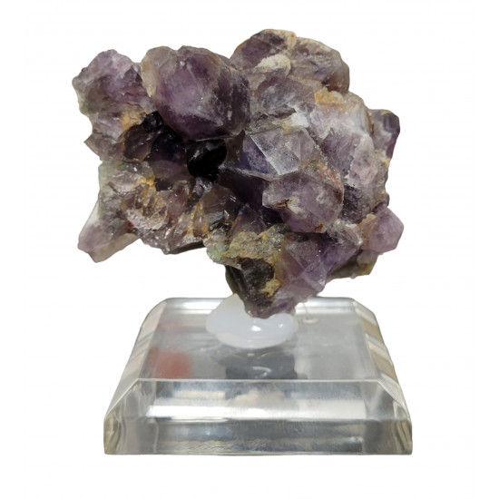 amethyst and green fluorite 