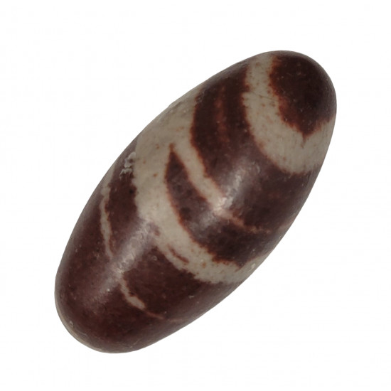 Palm stone shiva-lingam
