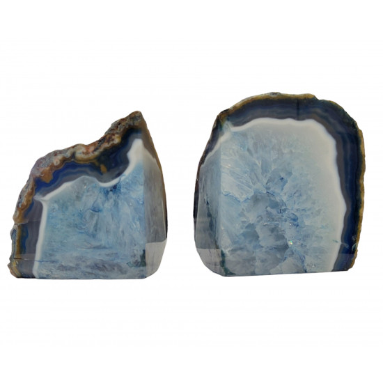 Agate Book Ends