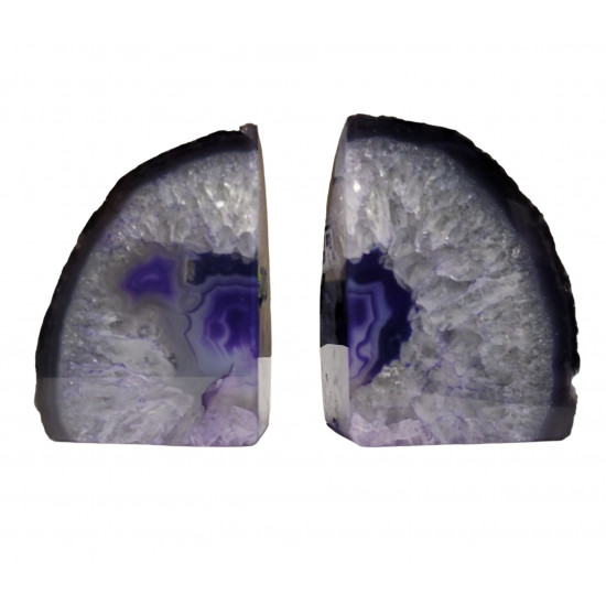 Agate Book Ends