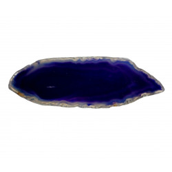 purple agate slice