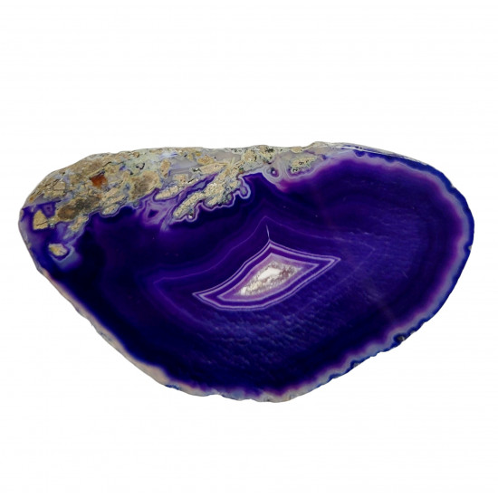 purple agate slice