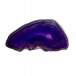 purple agate slice