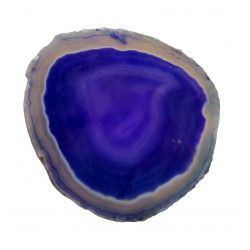 purple agate slice