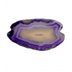 purple agate slice