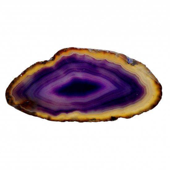 purple agate slice